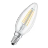 LED-Leuchtmittel Kerzenform dimmbar E14 klar^Osram New