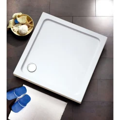 Acryl-Duschbecken quadratisch 90 x 90 x 3 cm weiß^Ottofond New