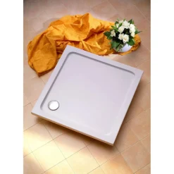 Acryl-Duschbecken 120 x 90 x 3 cm weiß^Ottofond Discount