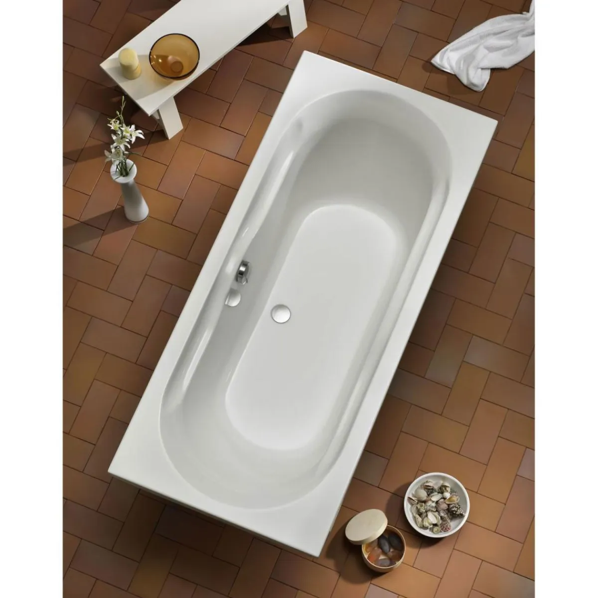 Badewanne Madera 1800 x 800 mm weiß*Ottofond Online