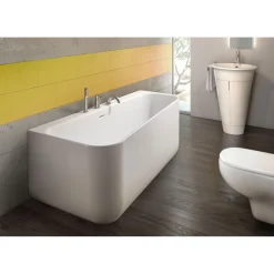 Badewanne Pino 155 x 75 cm Ausführung rechts Wannenrandarmatur S3000*Ottofond Outlet