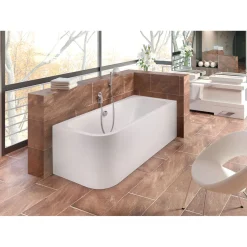 Ottofond Badewanne Spirit 180 x 80 cm Ausführung links Wannenrandarmatur S3000