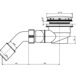 Komplettset Duschwanne quadratisch 80 x 80 cm weiß mit Träger und Ablaufgarnitur^Ottofond Best