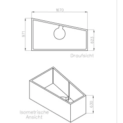 Wannenträger zu Galia I Modell A 170*Ottofond New