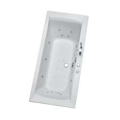 Ottofond Whirlpool-Komplettset Rosa 190 x 80 cm inklusive S2000 WE und Farblichtwechsler