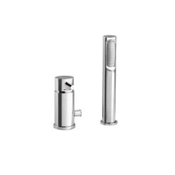 Ottofond Whirlpool-Komplettset Rosa 190 x 80 cm inklusive S2000 WE und Farblichtwechsler