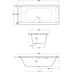 Whirlpool-Set Rosa 180 x 80 cm mit WE-Luxus und Farblichtwechsler^Ottofond Hot