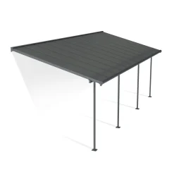 Capri Alu Terrassenüberdachung Polycarbonat 3x7,4 m grau^Palram Canopia New