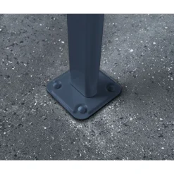 Palram Canopia Capri Alu Terrassenüberdachung Polycarbonat 3x9,2 m grau