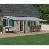 Sierra Alu Terrassenüberdachung Polycarbonat 3x9 m grau^Palram Canopia Best