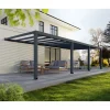 Stockholm Premium Alu Terassenüberdachung Polycarbonat 3,4x9,5 m klar^Palram Canopia New