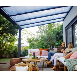 Stockholm Terassenüberdachung Jalousien 3,4x6,6 m weiß^Palram Canopia Online