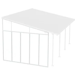 Terassenüberdachung 4er Serie Pergola-Seitenwand weiß^Palram Canopia Discount