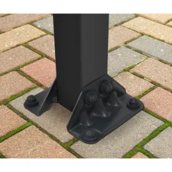 Palram Terrassenüberdachung Olympia 300 x 300 cm grau*Palram Canopia Sale