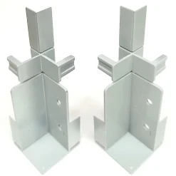 Innenecke alu-optik 7 x 2,5 x 2,5 cm 2 Stk.^Parador Best