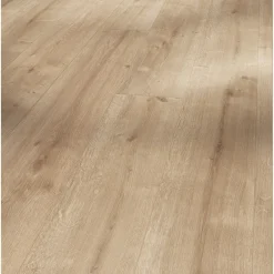 Parador Laminatboden „Basic 400“, Eiche geschliffen, Seidenmatt Struktur, 19,4x128,5 cm
