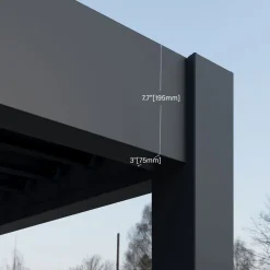 Paragon Outdoor Outdoor Pergola Grand Tuscan 1220 599,2x370x256cm Anthrazit