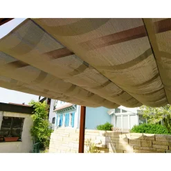 Outdoor Pergola Florida 1111 350x350x235cm Dunkelbraun*Paragon Outdoor Best