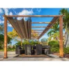 Paragon Outdoor Outdoor Pergola Florida 1116 350x505x236cm Holzoptik