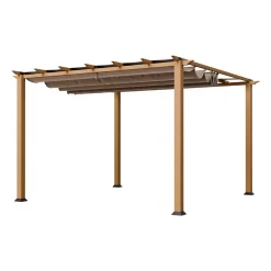 Outdoor Pergola Florida 1111 350x350x235cm Holzoptik*Paragon Outdoor Best