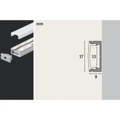 Paulmann Base Profil 2 m mit Diffusor