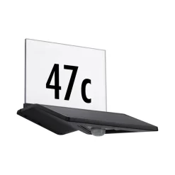 Outdoor Solar bel. Hausnummer Yoko IP44 3000K 150lm Bewegungsmelder Anthrazit^Paulmann Discount