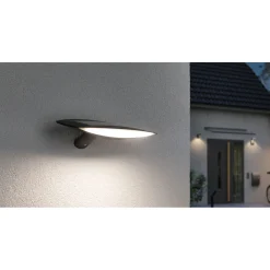 Paulmann Outdoor Solar Wandleuchte Kiran IP44 3000K 400lm Bewegungsmelder Anthrazit