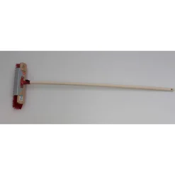 Peggy-Perfect Kratzbesen mit Schabekante und Stiel 40 cm