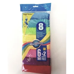 Mikrofasertücher Multicolor 8 Stück bunt^Peggy-Perfect Online