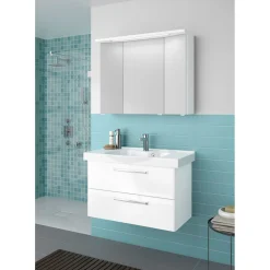 Pelipal Keramikwaschtisch Trentino weiß 92 x 5 x 48 cm