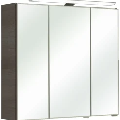 LED-Spiegelschrank Trentino inkl Leuchtmittel grau 75 x 70 x 20 cm^Pelipal Clearance