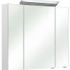 LED-Spiegelschrank Oria II B800 weiß Glanz inkl Leuchtmittel^Pelipal Discount