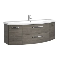 Waschtischunterschrank Asti grau Fokus 4010 140 x 49,2 x 48 cm*Pelipal Hot