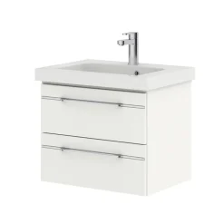 Waschtischunterschrank Volterra weiß hochglanz Fokus 5015^Pelipal Outlet