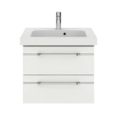 Waschtischunterschrank Volterra weiß hochglanz Fokus 5015^Pelipal Outlet