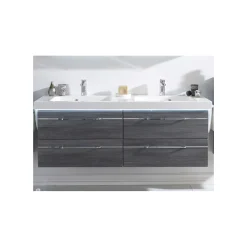 Waschtischunterschrank Volterra grau Fokus 5015^Pelipal