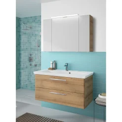 Waschtischunterschrank Trentino Eiche 105 x 51 x 49 cm*Pelipal Outlet