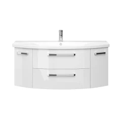 Pelipal Waschtischunterschrank Asti weiß hochglanz Fokus 4010