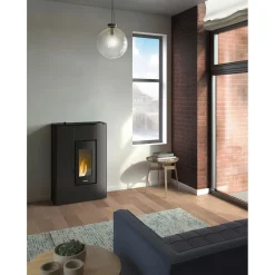 FreePoint Pelletofen Atrium anthrazit