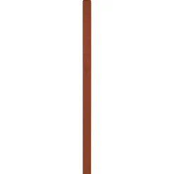 Pfosten Zaunserie Oslo 9 x 9 x 190 cm Rundkopf Kiefer braun lasiert* Hot
