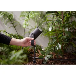 Philips Hue LED-Außenleuchte Lily 19,4 x 8,4 x 7 cm schwarz