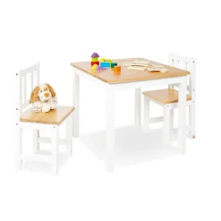 Kinder Pinolino Kindersitzgruppe Fenna weiß/natur, 3-tlg.
