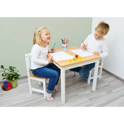 Kinder Pinolino Kindersitzgruppe Fenna weiß/natur, 3-tlg.