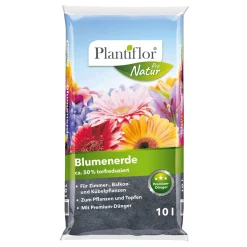 Blumenerde torfred. 10 l^Plantiflor Hot