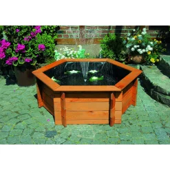 Sechseck-Hochteich 200 cm^Promadino Best