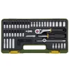 Proxxon Industrial Steckschlüssel-Satz mit Knüppelratsche 1/4 Zoll 50-teilig