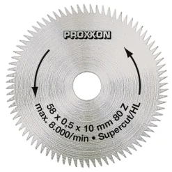 KreissägeblattSuper-Cut 58 mm 80 Zähne^Proxxon Micromot New