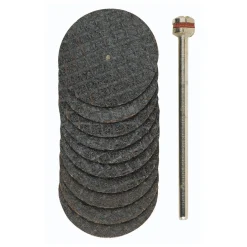 Trennscheiben mit Gewebe Durchmesser 22 mm 10 Stück und 1 Träger*Proxxon Micromot Outlet