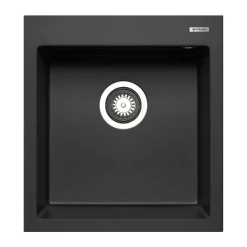 Einbauspuele ISTROS 46 x 50 cm 1B Granit Carbon*Pyramis Hot