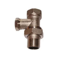 Radiatorverschraubung mit 1/2" Durchgang* Outlet